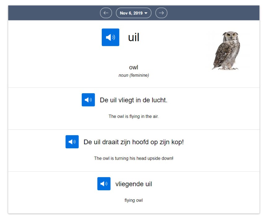 Dutchpod101's Word of the Day